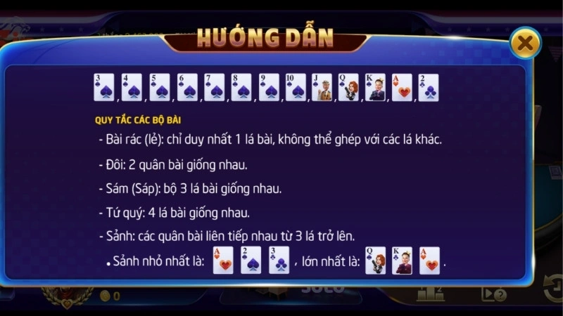 Tìm hiểu về các tổ hợp bài trong Sâm