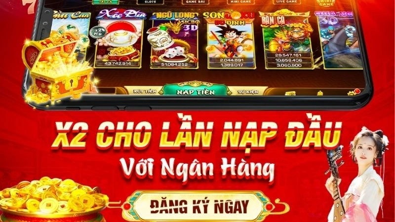 Ưu đãi khủng khi chơi game bài