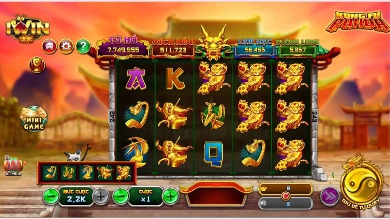 Thử thách cùng slot Kungfu Panda