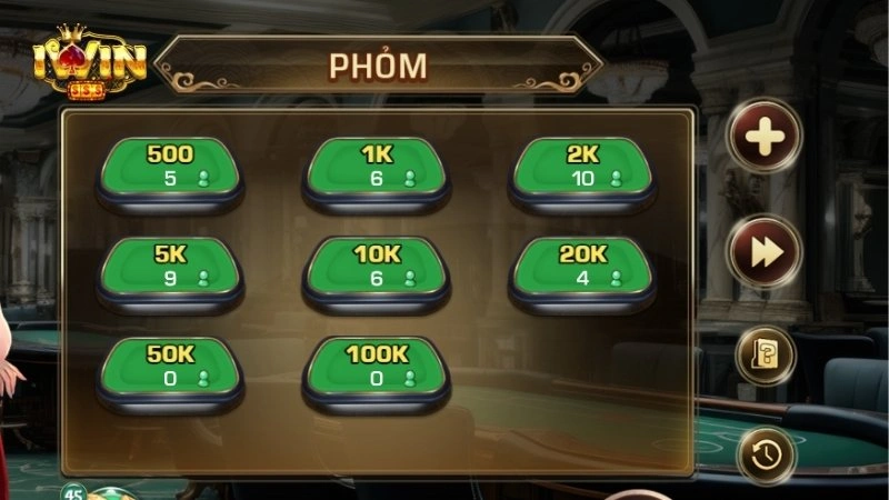 Thế giới Phỏm iWinclub thú vị