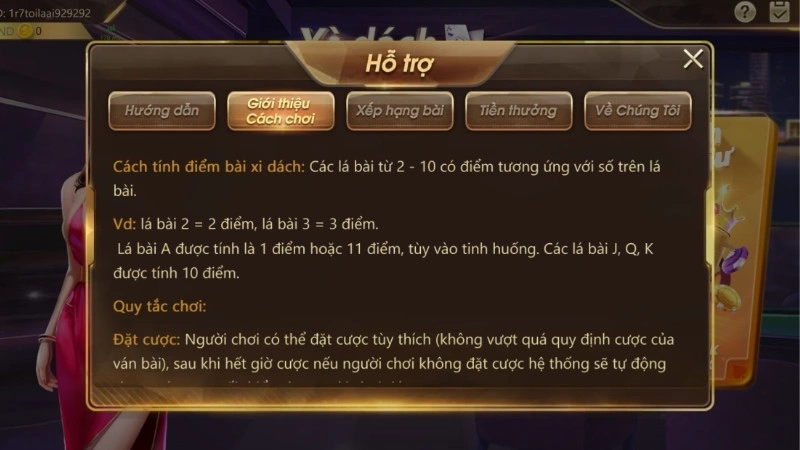 Cách tính điểm game bài đơn giản